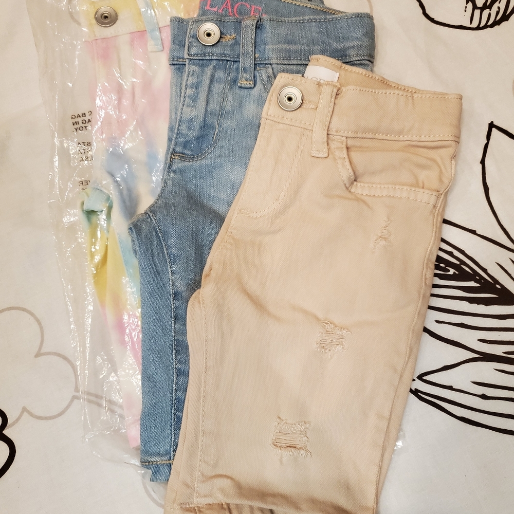 3 Pair Bundle - Girls Skimmer Shorts Sz 5 Slim